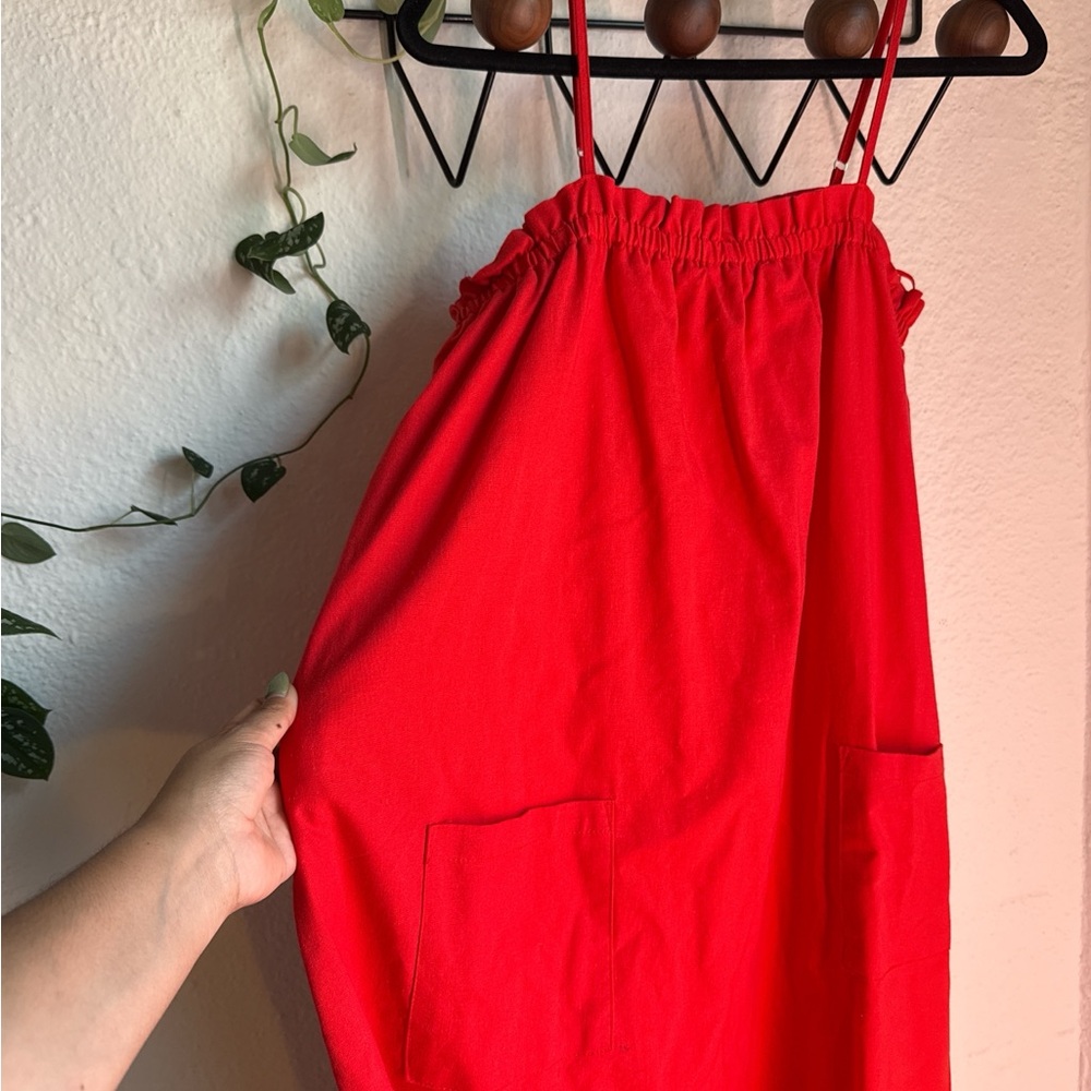 Vibrant Red Dress by The Good Jane